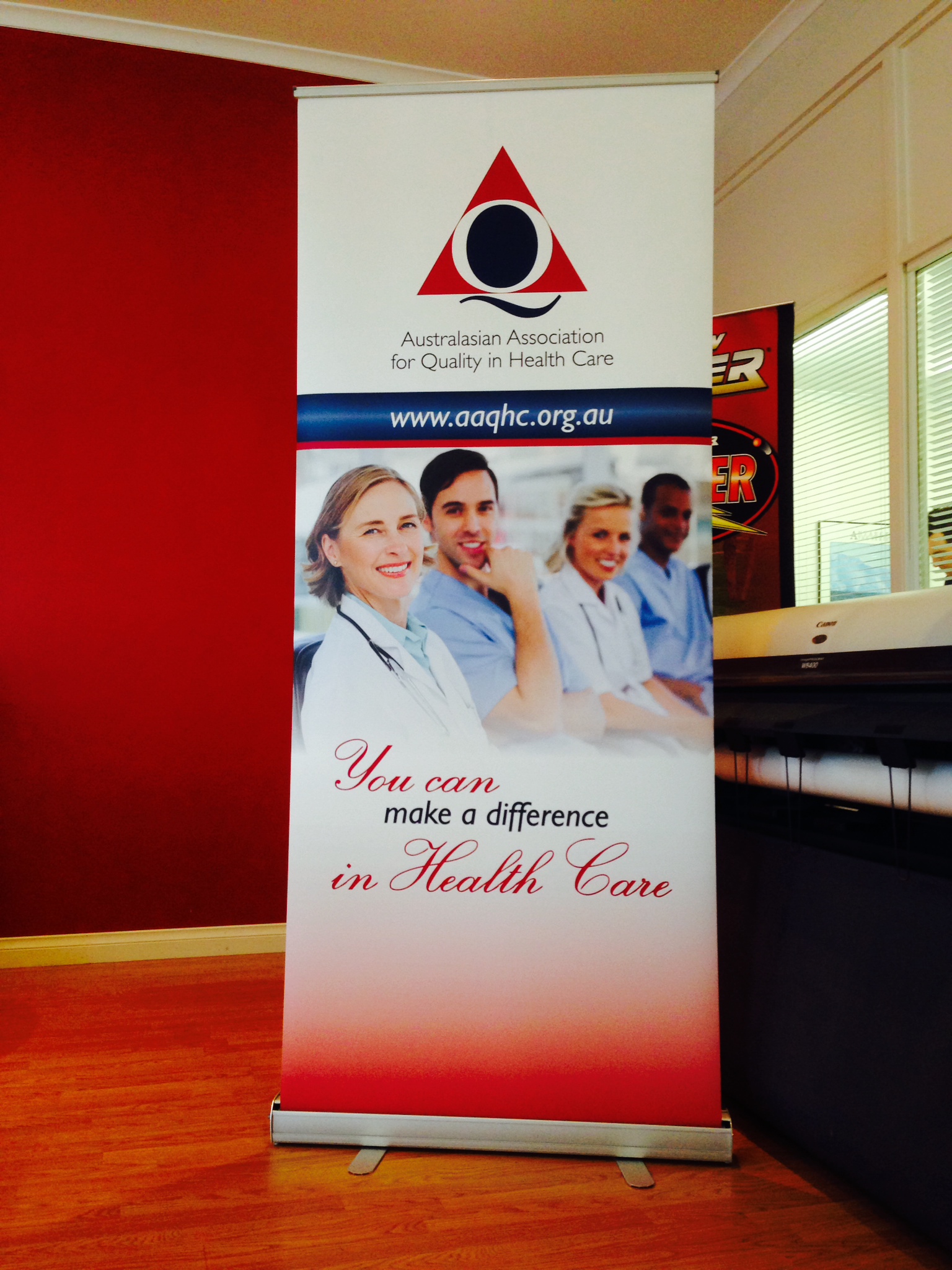 AAQHC Retractable Banner