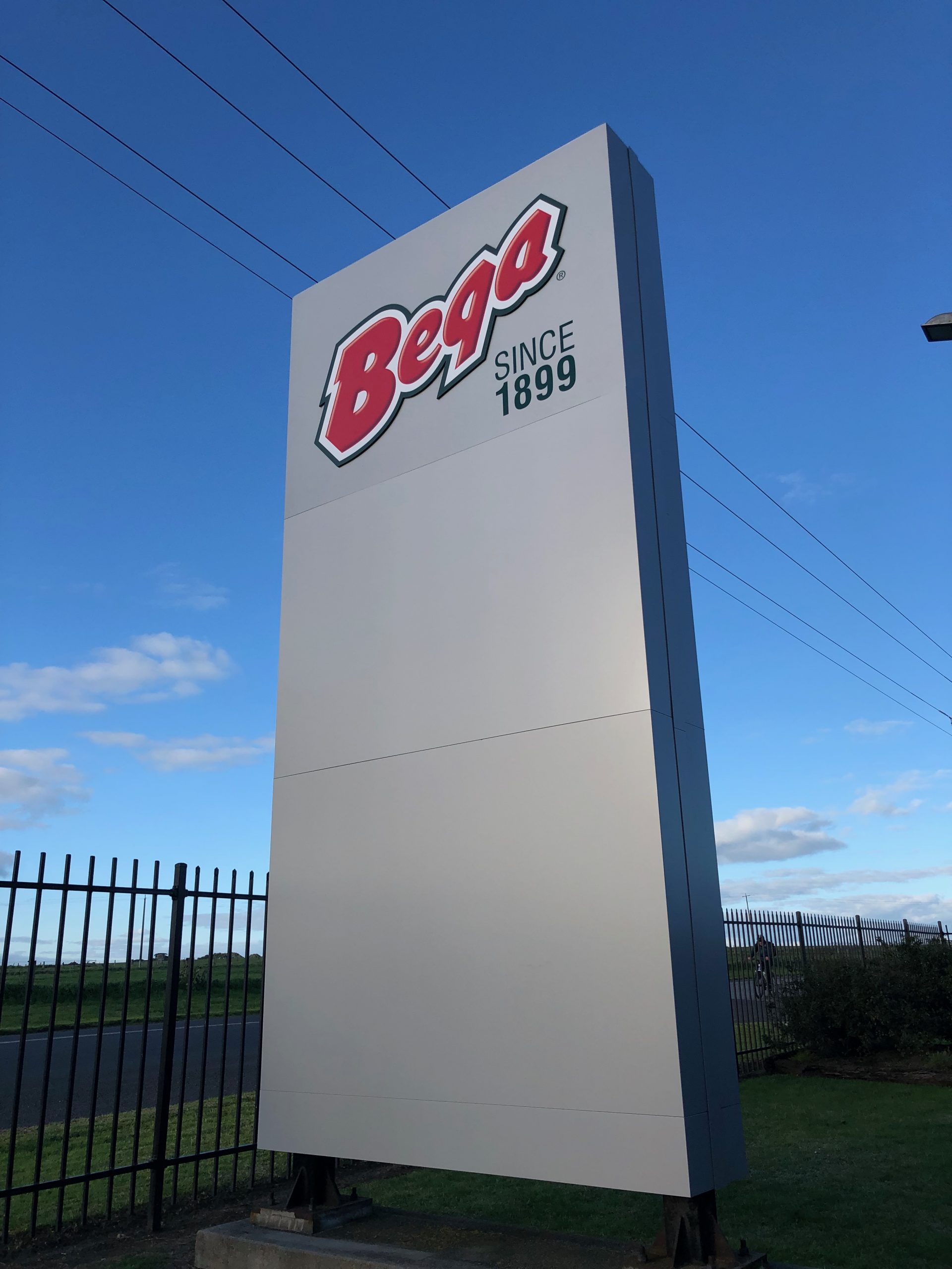 Bega Pylon Sign