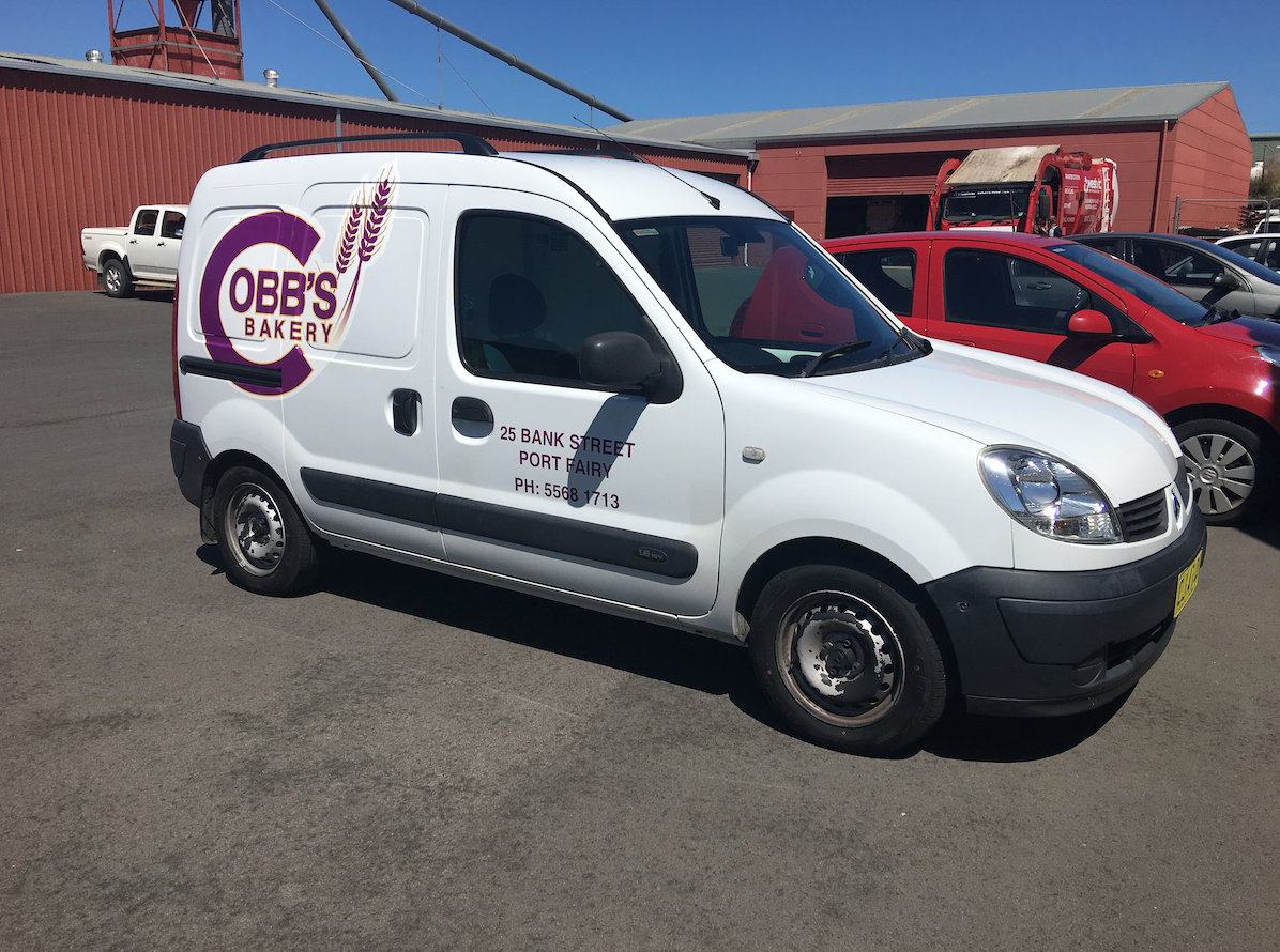 Cobbs Bakery Vehicle Signage