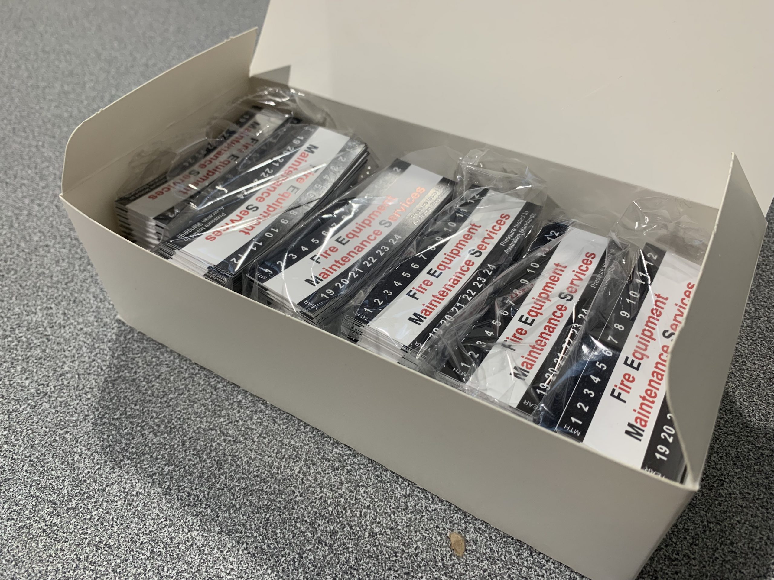 Fire Tags Full colour printed labels