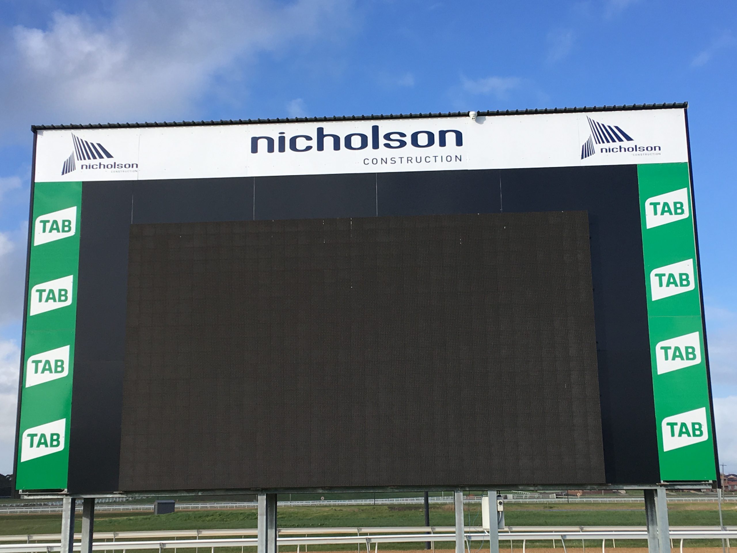 Nicholson Constructions LED Sign