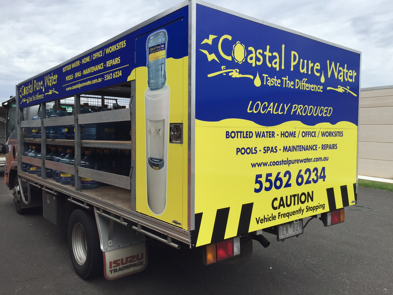 Coastal Pure Water Vehicle Signage