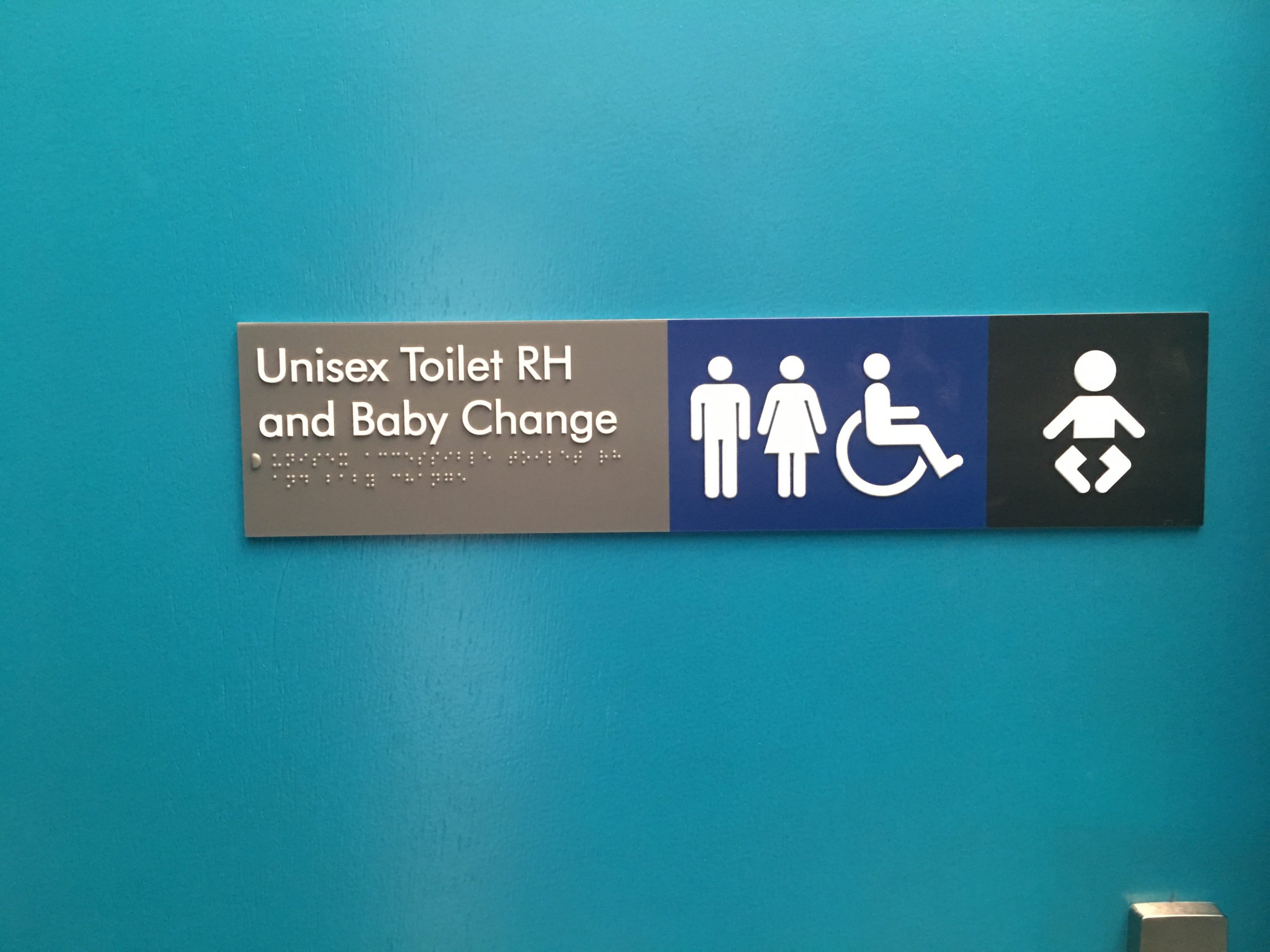 Unisex RH Braille Sign