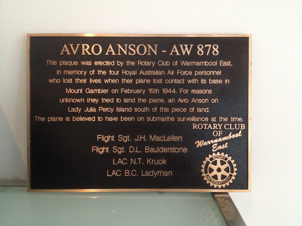 Avro Anson Bronze Plaque