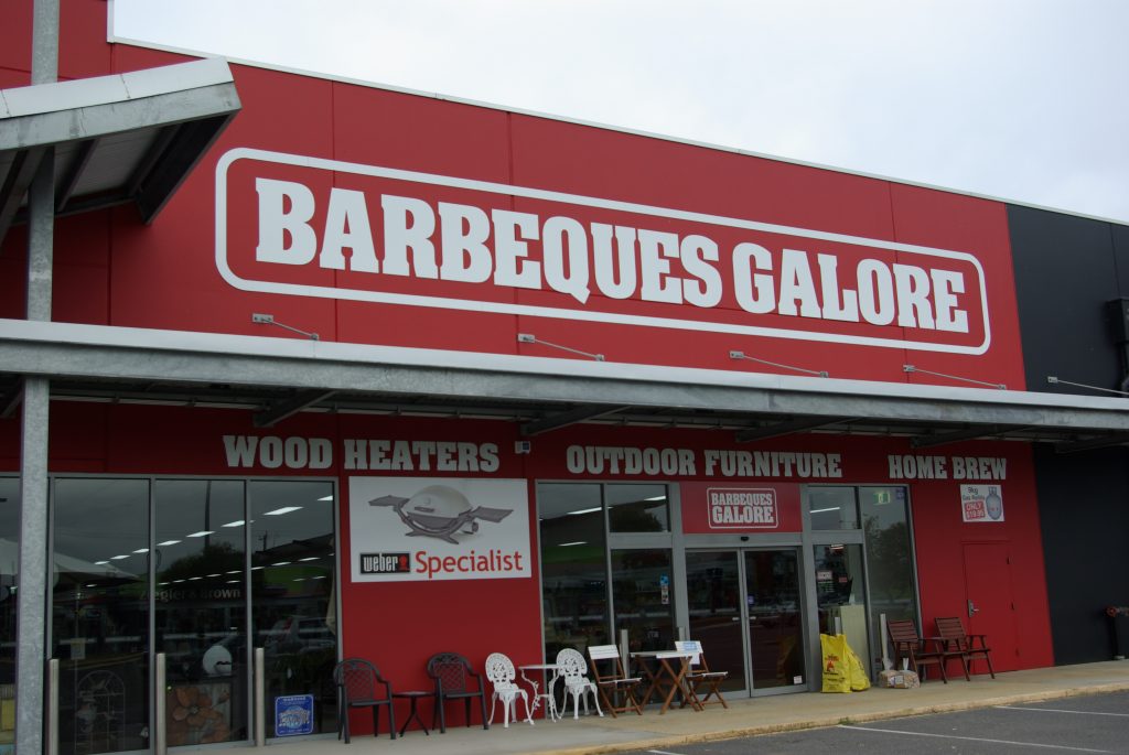 Barbeques Galore Sign