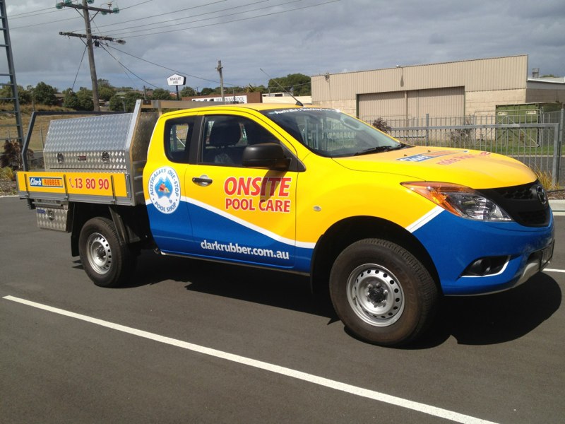 Clark Rubber Vehicle Signage