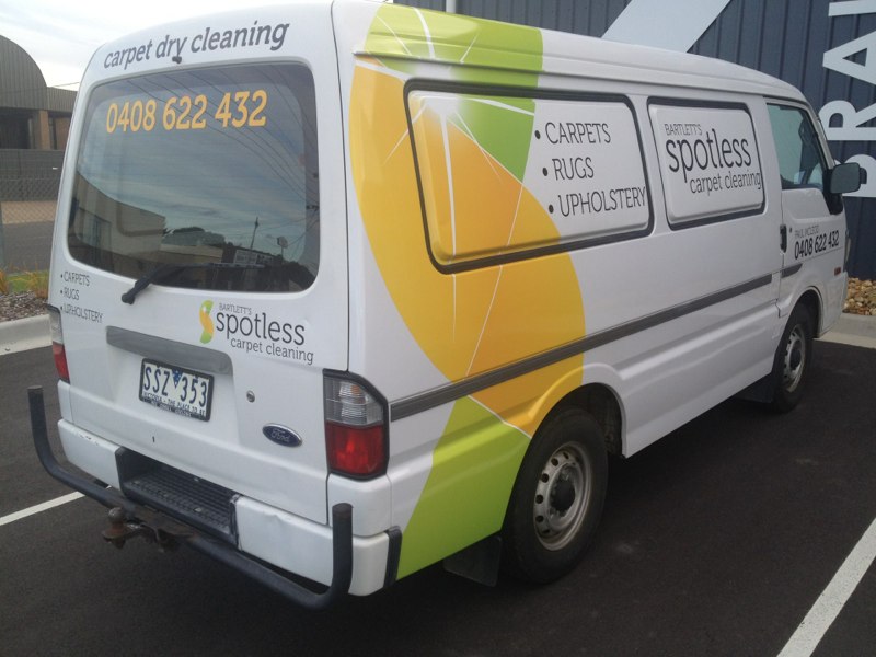 Spotless Cleaning Vehicle Signage