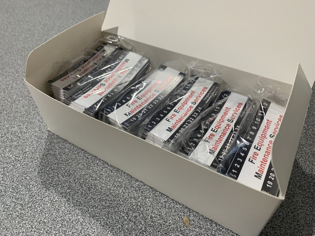 Fire Tags Full colour printed labels