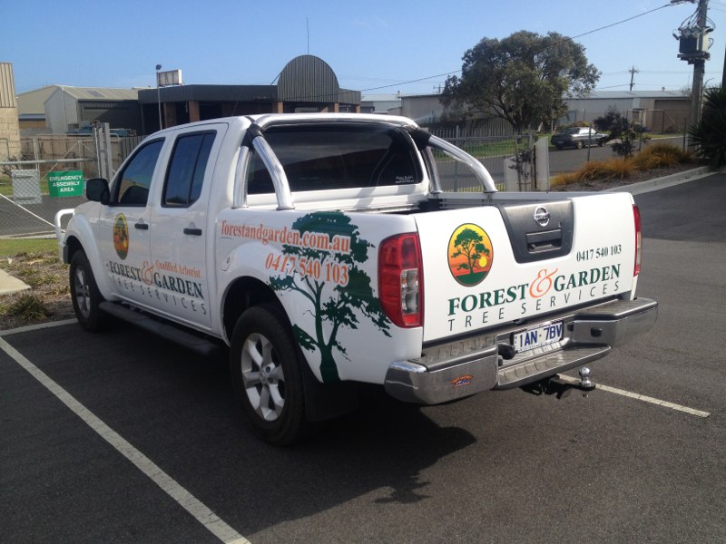 Forest and Garden Vehicle Signage