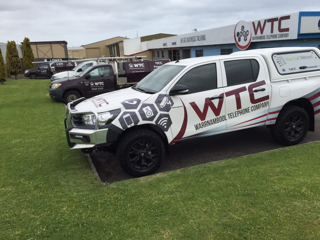 Warrnambool Telephone Company Vehicle Signage