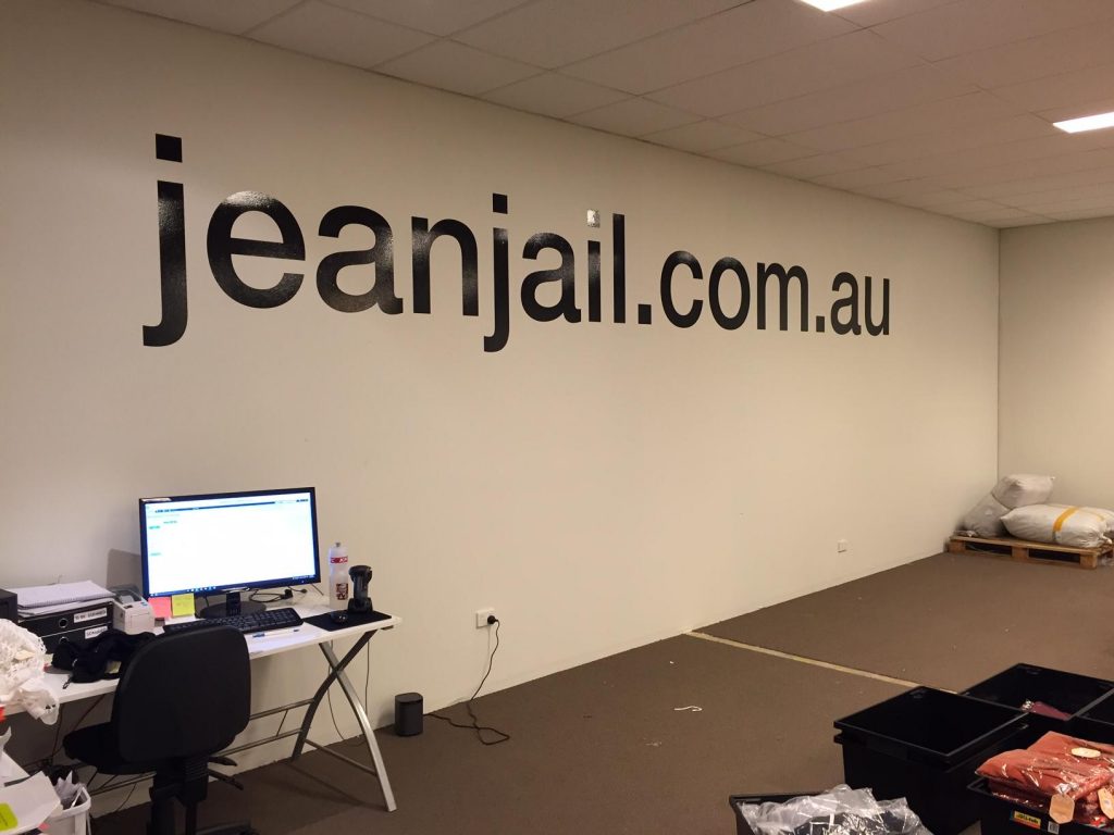 Jean Jail reception sign