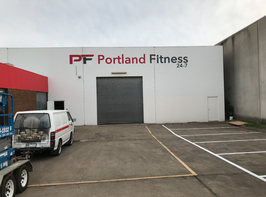 Portland Fitness 3d letters