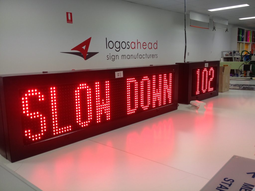 Speed LED Sign