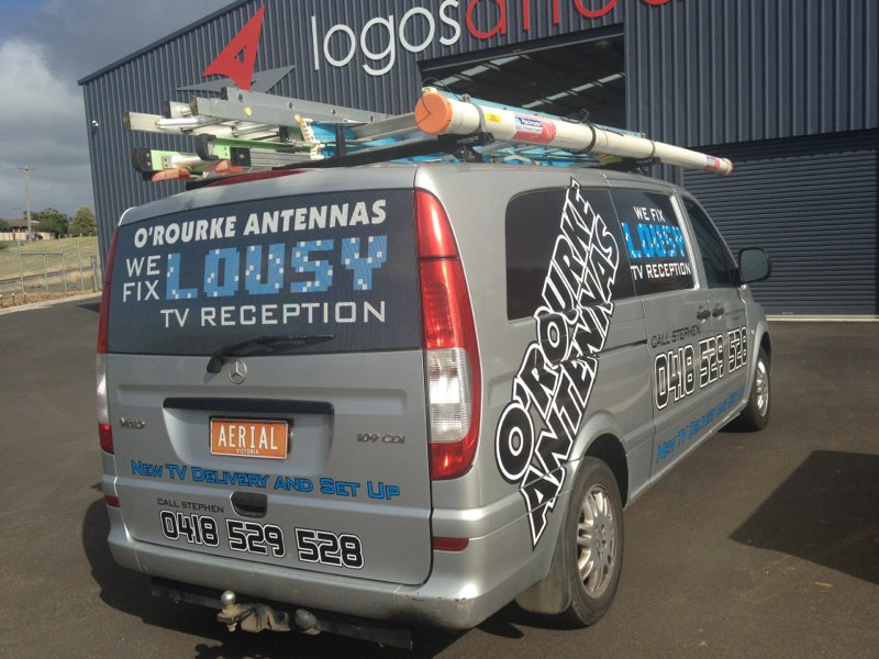 TV Vehicle Signage