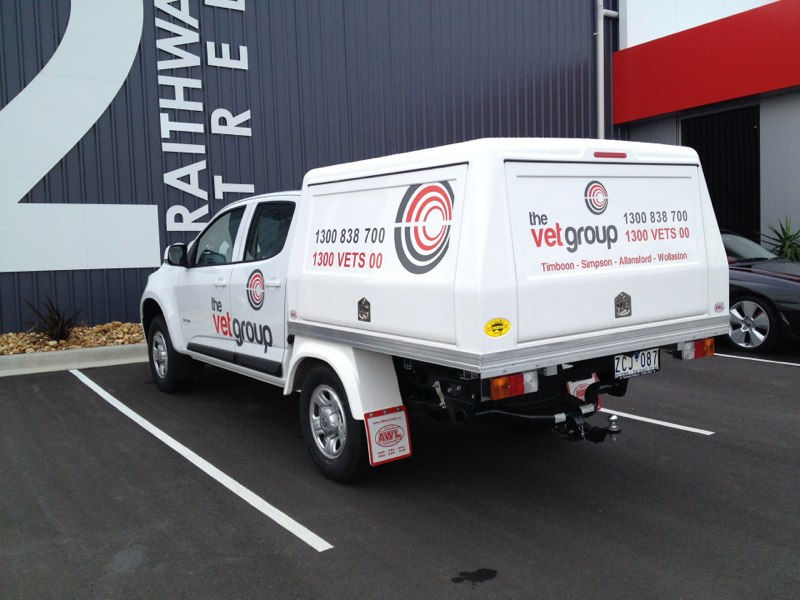 The Vet Group Vehicle Signage