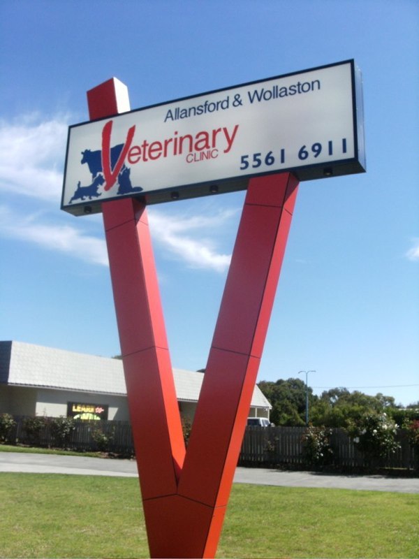 The Vet Group Pylon Sign