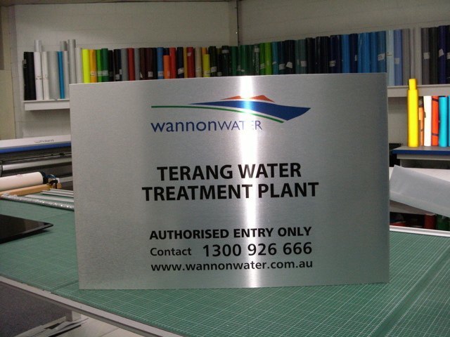 Wannon Water Brushed Plaque