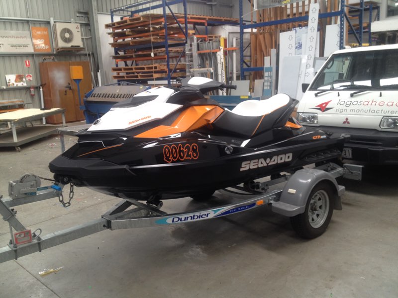 jet ski Vehicle Signage